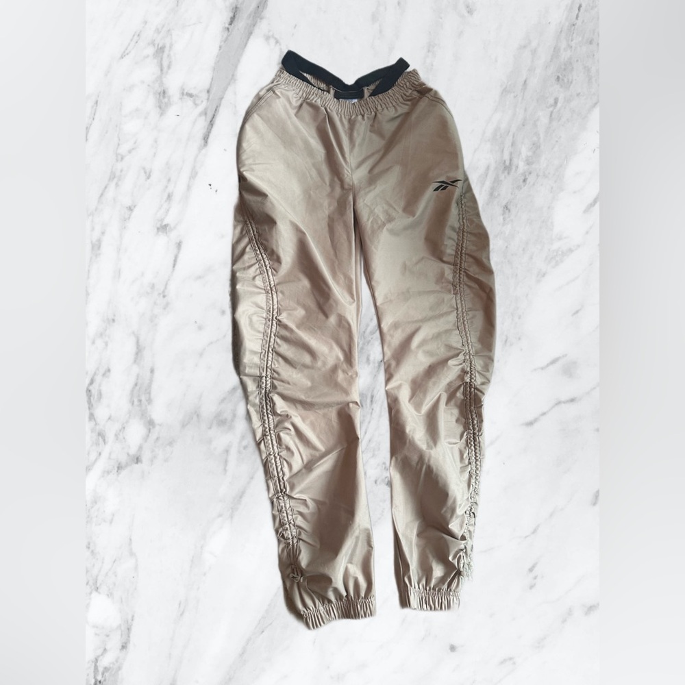 Reebok x Cardi B modern beige track pants in XS